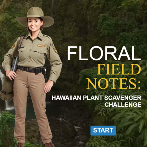 Floral Field Notes with female park ranger
